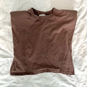 Babaton cropped muscle tank